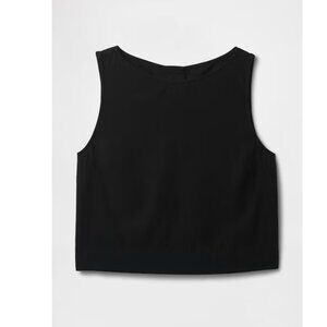 NWT  GAP linen blend crop shell tank top